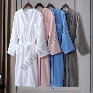 Plain Cotton Bathrobe