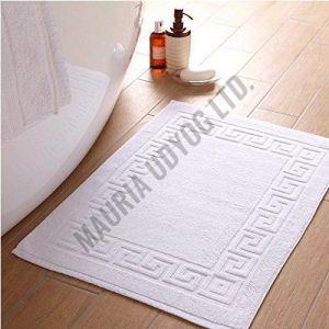 White Cotton Bath Mat