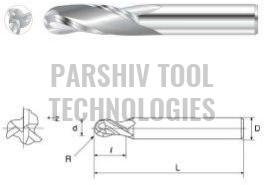 3 Flute Solid Carbide Ball Nose End Mills