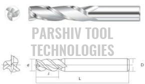 3 Flute Solid Carbide Corner Radius End Mills