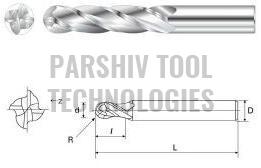 4 Flute Solid Carbide Ball Nose End Mills