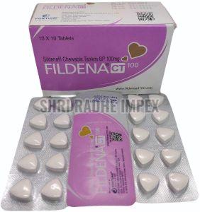 100mg Sildenafil Citrate Chewable Tablets