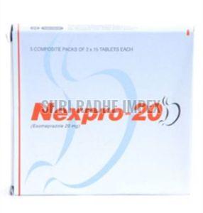 20mg Nexpro Esomeprazole Tablets