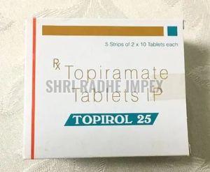 25mg Topirol Topiramate Tablets