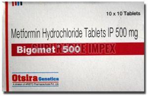 Bigomet 500 Mg Tablets