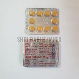 Tadalafil 20mg Tablets