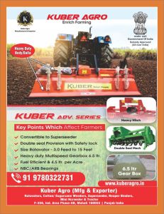 Kuber 8 Ft 54/60B Model K 849 Multispeed HD Rotavator
