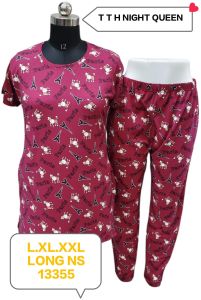 Floral Printed Night Suits