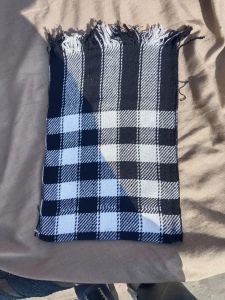 Checked Pattern Woolen Mufflers