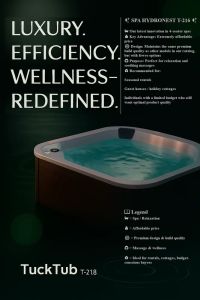 Spa Hot Tub Hydronest-216 4 Person