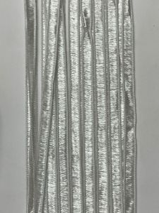 White Polyester Narrow Knitted Elastic 2LP Elastic Tape For Bouffant Cap &AMP; Shoecover Elastic