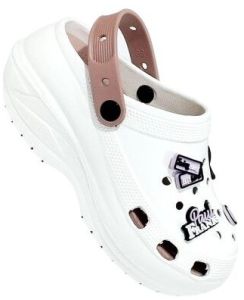 Cartoon Embellished Slip-on Clogs