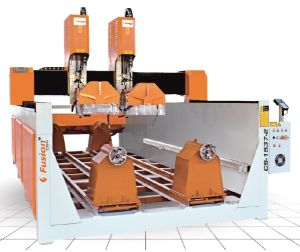 4 Axis Stone Carving Cutting Machine
