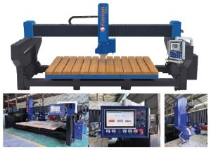 Automatic 4+1 Axis Bridge Saw Cutting Machine
