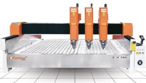 Three Head Horizontal CNC Cutting Machine