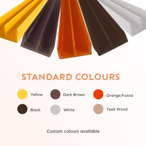 pvc double channel beading