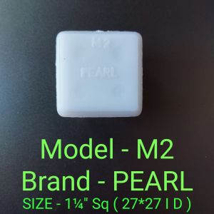 Model M2 Square Plastic End Caps