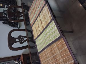 Bamboo Dining Table Set- Size 12x18inch Reversible