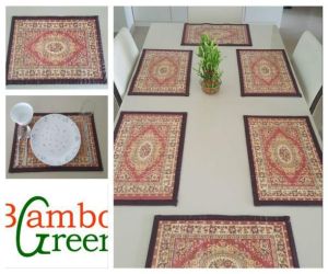 Bamboo Dining Table Mats 12x18inch