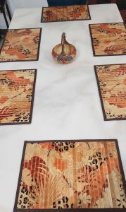 Bamboo Dining Table Mats 12x18inch