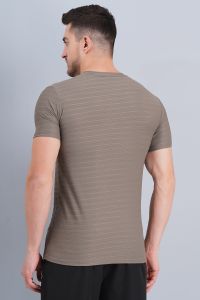 Men Gray Lycra T Shirt
