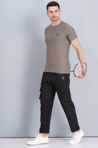 Men Gray Lycra T Shirt