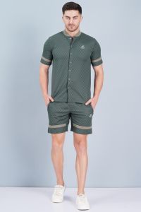 Mens Olive Co-Ord Set