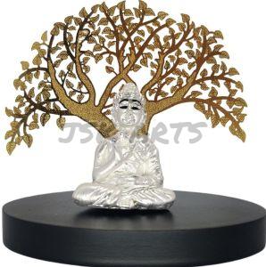 Decorative Silver Plated Buddha Idols