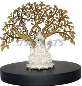 Silver Laxmi Decorative Idols