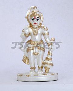 Silver Lord Hanuman Statue