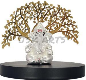 Silver Plated Decorative Ganesha Idols