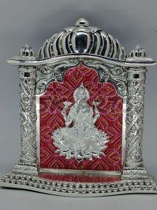 Silver Plated Laxmi Photo Frame