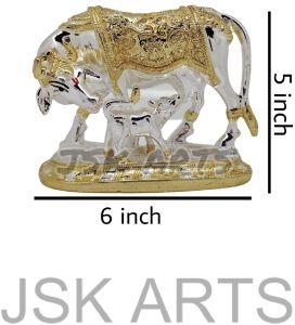 Vastu Kamdhenu Cow with Calf Idol
