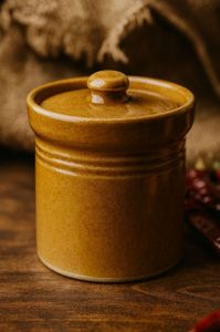 Handmade Ceramic Pickle Jar