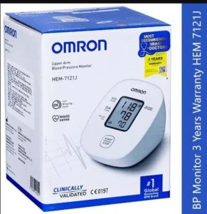 Omron Hem 7121J Fully Automatic Digital Arm Blood Pressure Monitor with Intellisense Technology &AMP; Cu