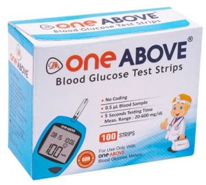 One Above 100 Glucometer Strips