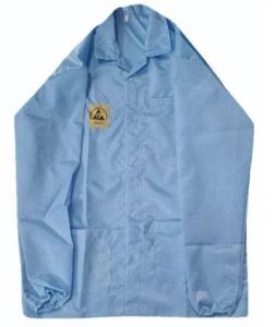 Polyester Blue Anti Static ESD Apron