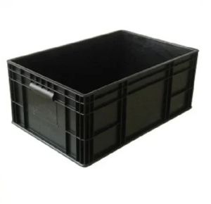 Black ESD Conductive Storage Bin