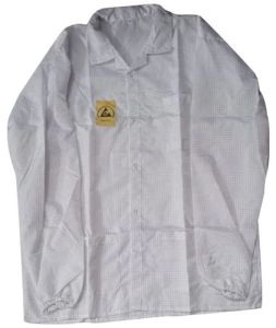 Polyester White Anti Static ESD Apron