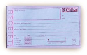 Hawamahal Receipt Book