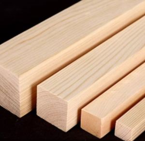 Rectangular Red Pine Wood
