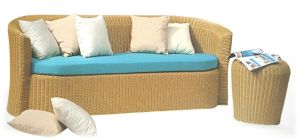 3 Seater Outdoor HDPE Rattan Sofa