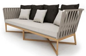 3 Seater Teak Wood Sofa