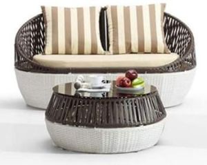 Braid Rope Luxury Indoor Table Sofa Set