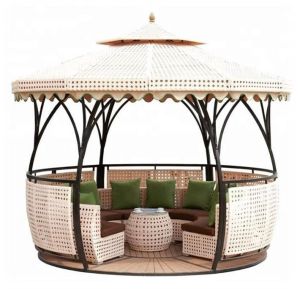 HDPE Rattan Outdoor Wicker Gazebo