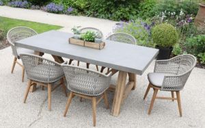 Teak Wood Outdoor Garden Dinning Table Set