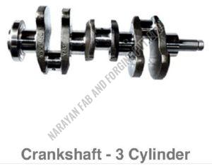 3 Cylinder Crankshaft for Engine