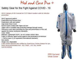 Disposable COVID-19 PPE Kit