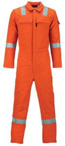 Orange High Visibility Safety Coverall