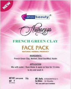 Sharanya French Green Clay Face Pack